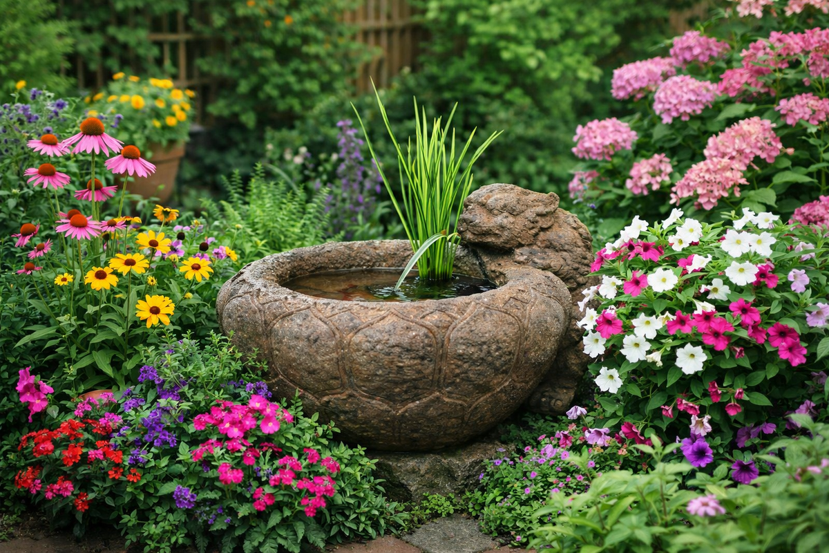 Natural Rock Bowl Water Fountain