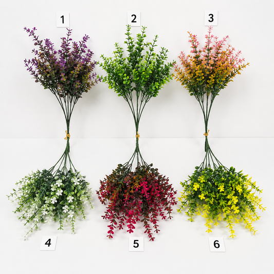 Artificial Colorful Foliage Bush
