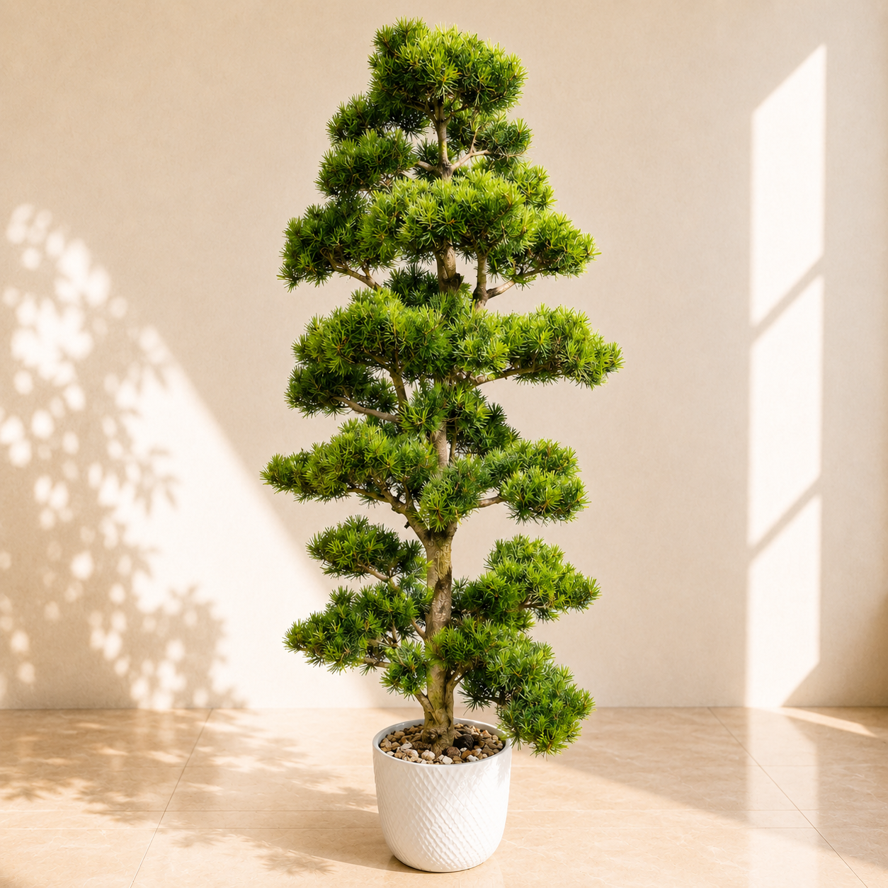 Artificial Bonsai Pine Tree Plant