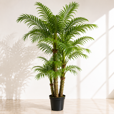 Artificial Clustered Areca Palm Tree