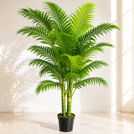 Artificial Lush Green Areca Palm Tree