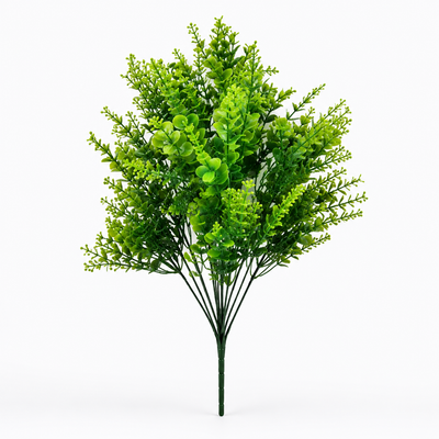 Artificial Mixed Green Foliage Bush
