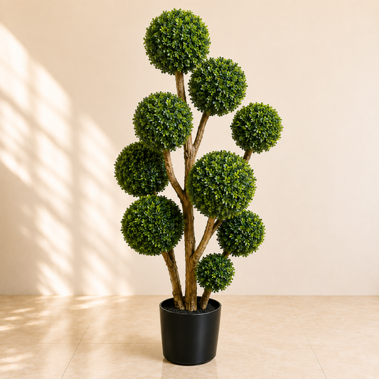 Artificial Multi Ball Topiary Tree