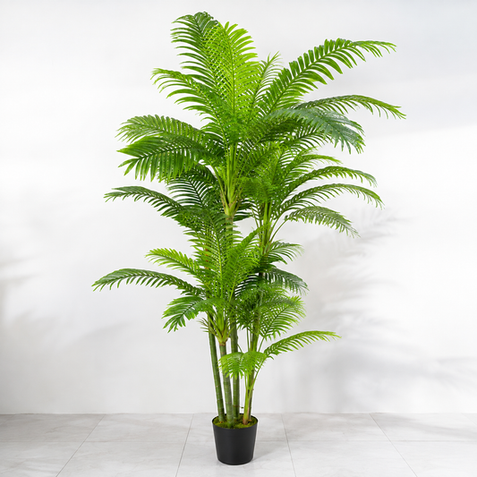 Artificial Multi Stem Areca Palm Tree