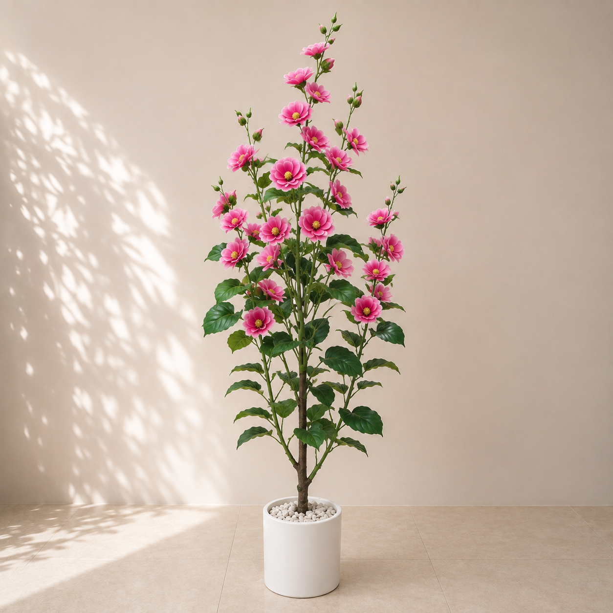 Artificial Pink Daisy Flower Plant
