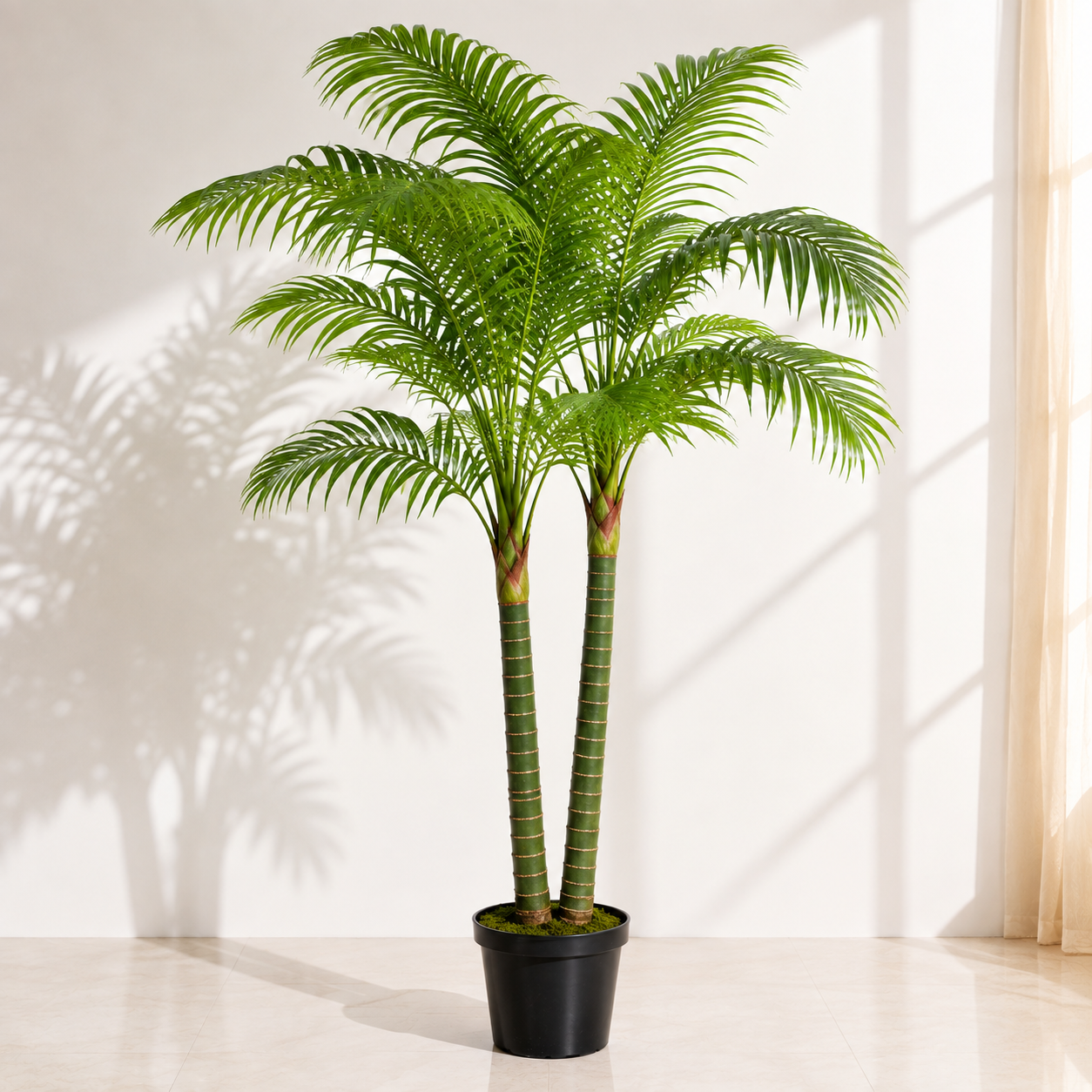 Artificial Twin Stem Palm Tree