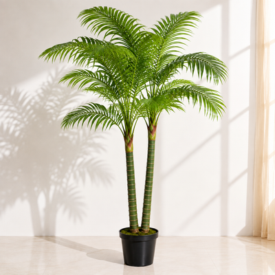 Artificial Twin Stem Palm Tree