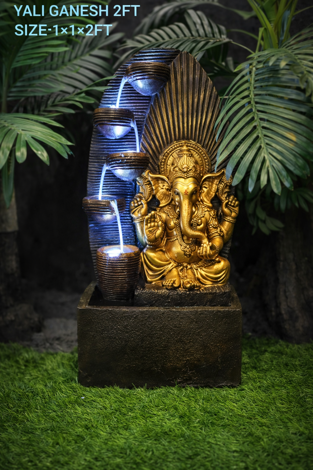38. 4-DIYA GANESH FOUNTAIN