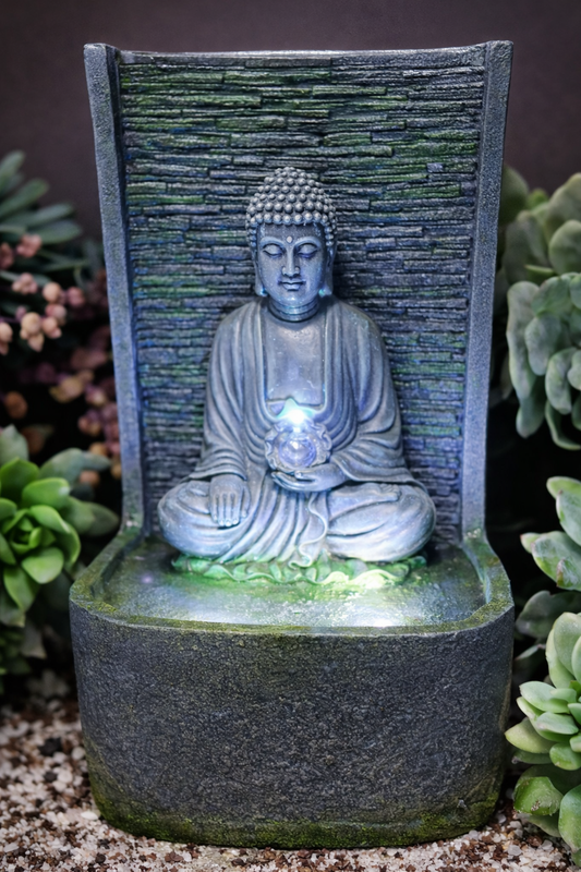 32. SMALL SLATE BUDDHA FOUNTAIN