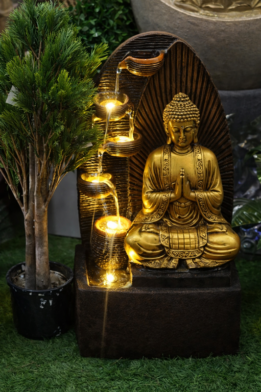 33. 4-DIYA  BUDDHA FOUNTAIN