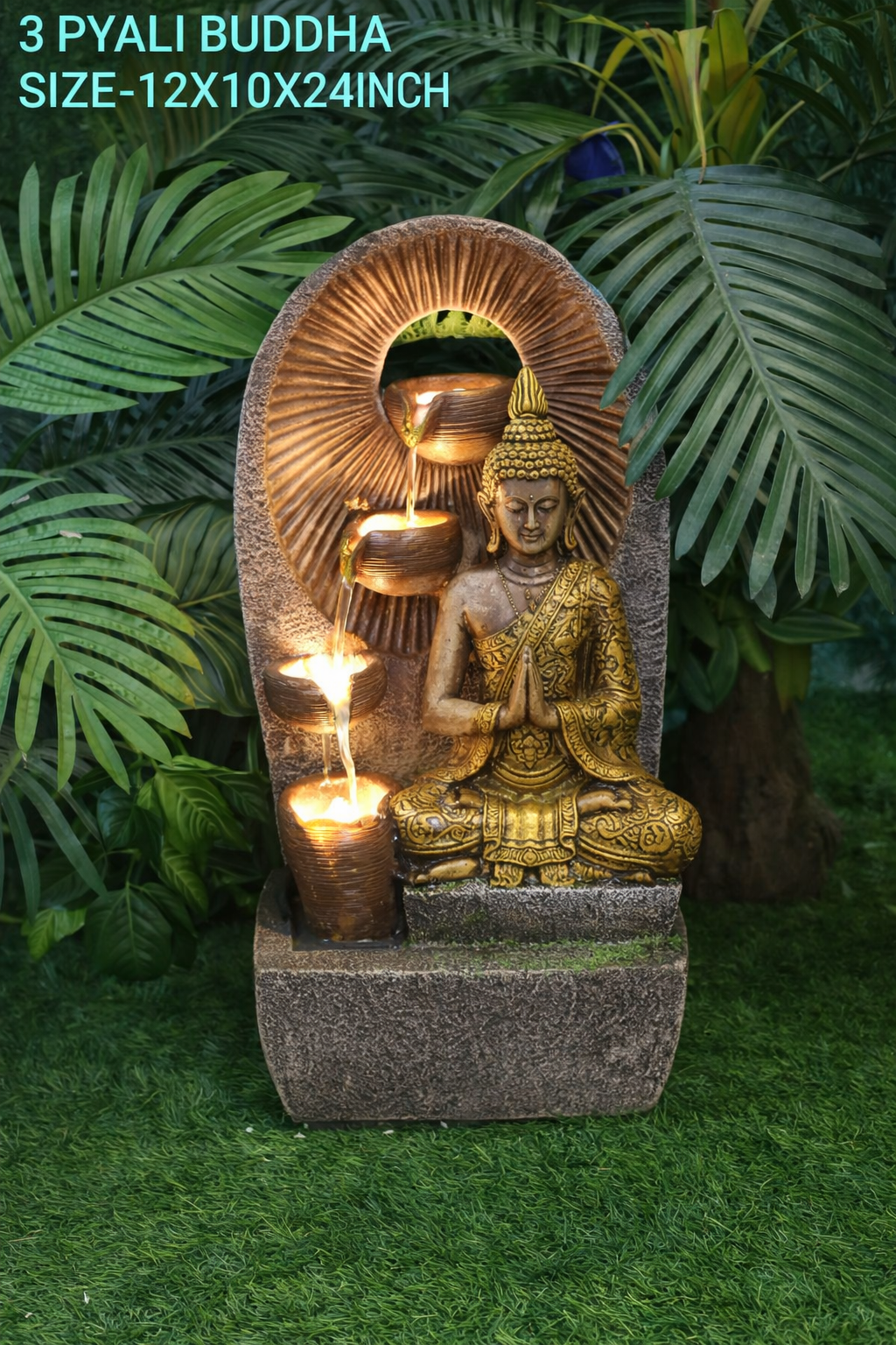 35. 2-DIYA  BUDDHA FOUNTAIN