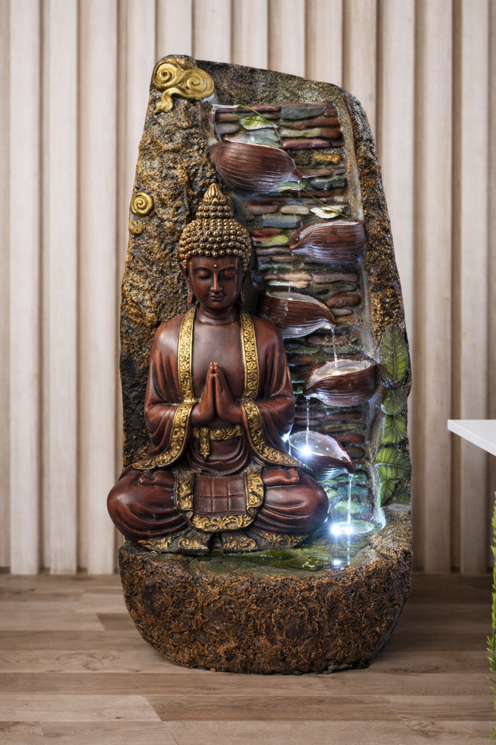 36.  5-DIYA  BUDDHA FOUNTAIN