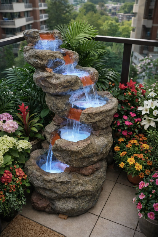 24. Curve Stone Pahad Fountain