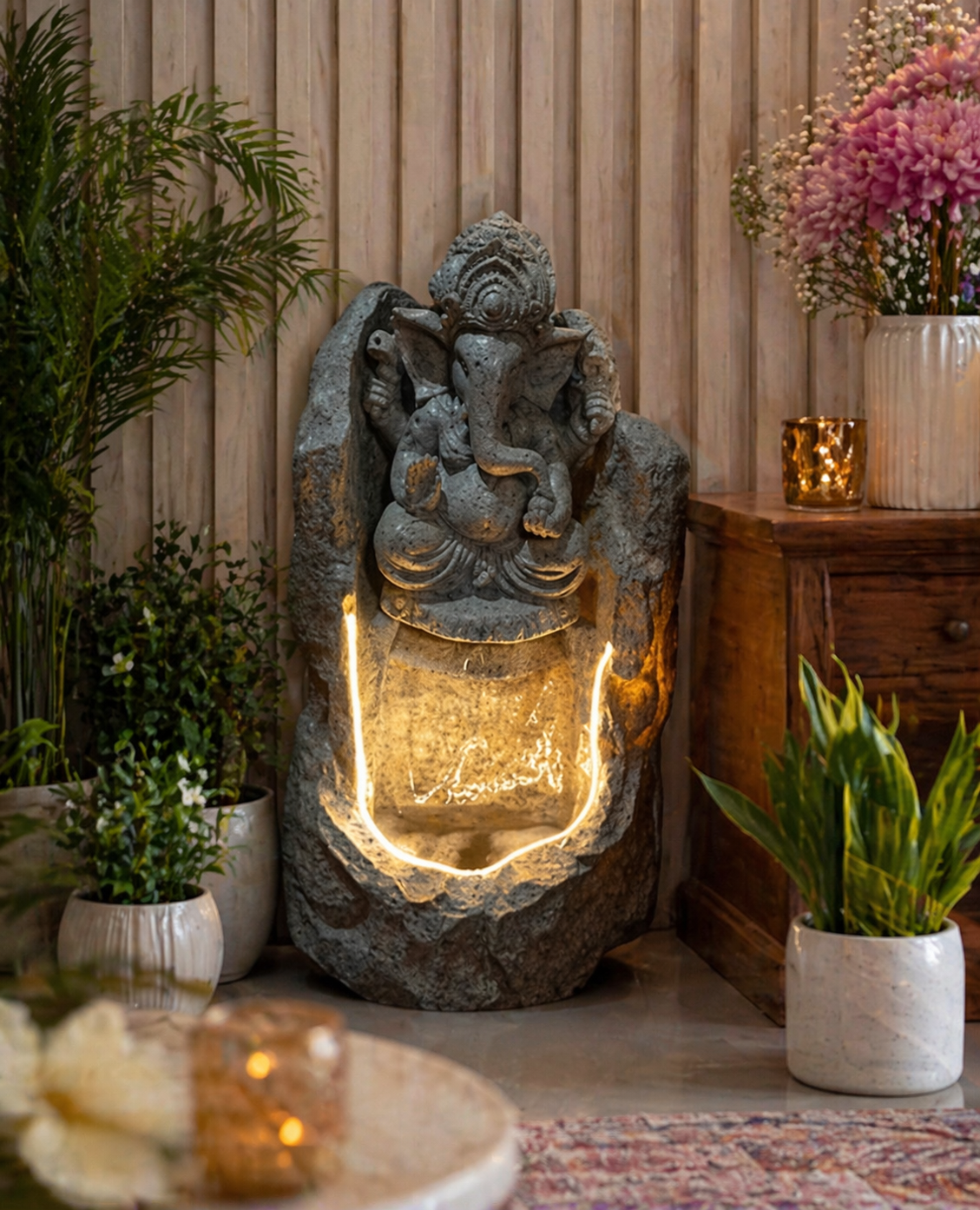 34. PAHAD GANESH FOUNTAIN (SMALL)
