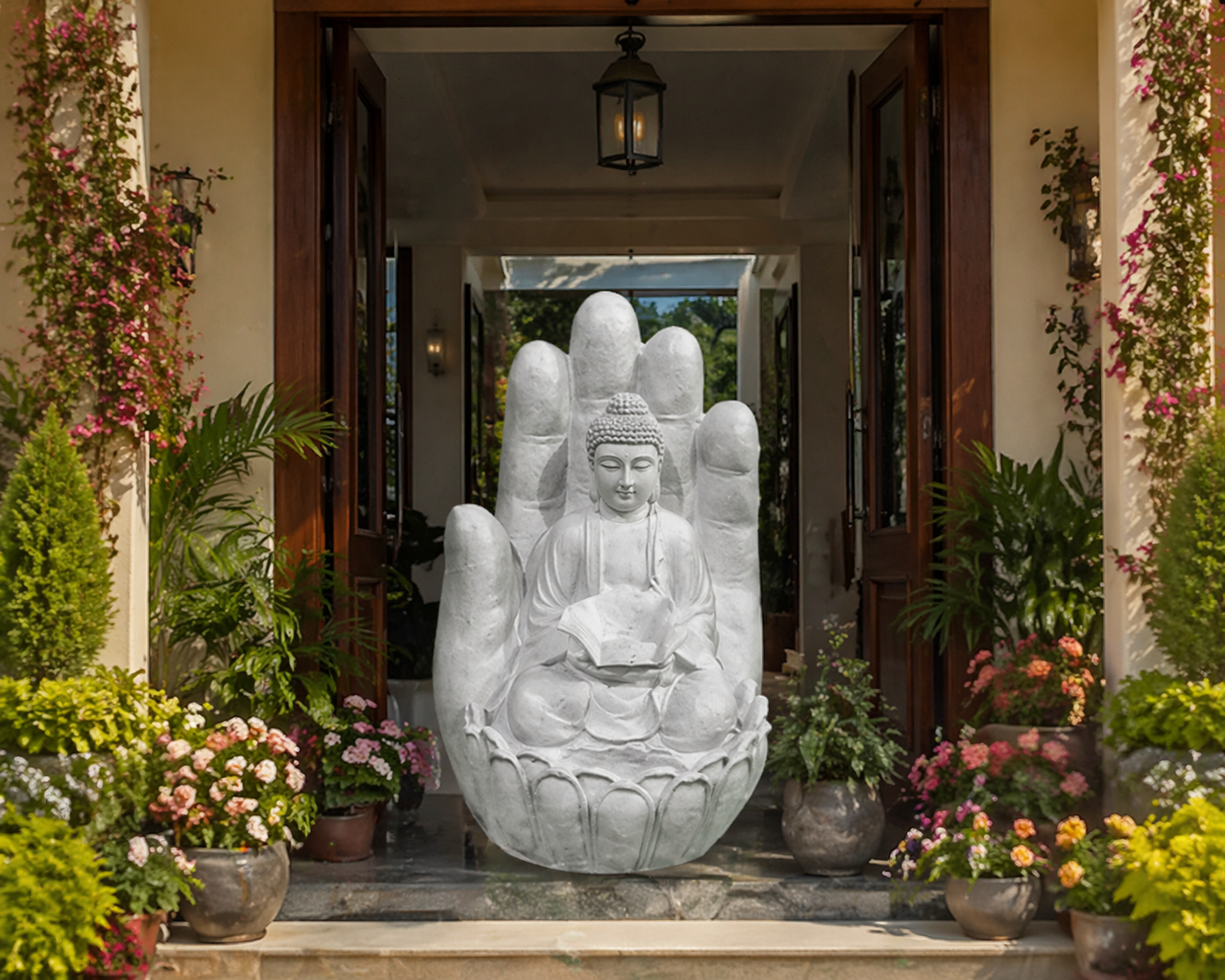 16. HAND (PALM) BUDDHA FOUNTAIN