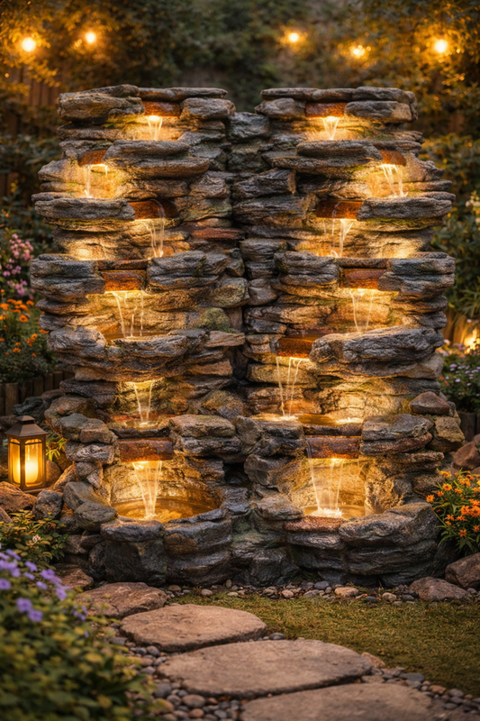 20. Double Stone Pahad Fountain (7 ft)