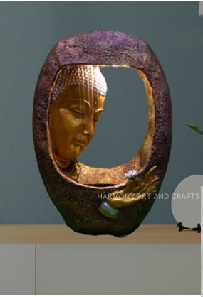 12. OVAL FACE BUDDHA FOUNTAIN