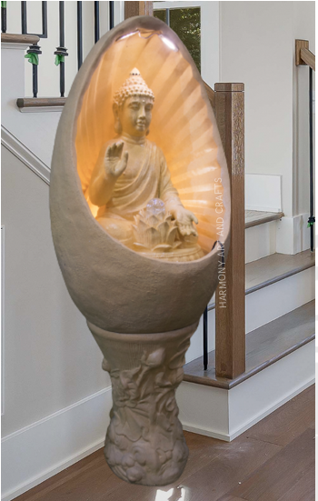 18. OVAL BUDDHA FOUNTAIN