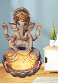 29 BIG KAMAL(LOTUS) GANESH FOUNTAIN (4.5 FT)