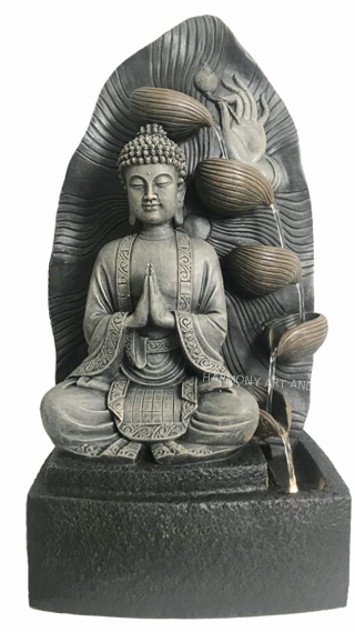 31. 4-DIYA HAND  BUDDHA FOUNTAIN