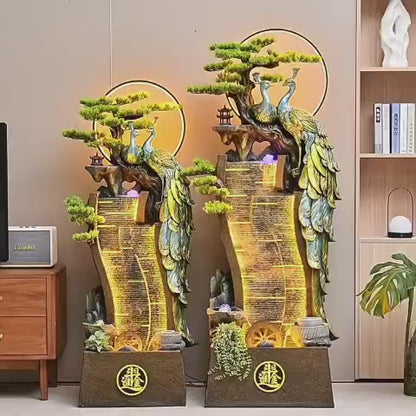 pecock fountains ,water fountains ,rock fountains, outdoor ,indoor,wall fountains, cemented fountains,FRP fountains ,fiber fountains, garden fountains ,home decor,