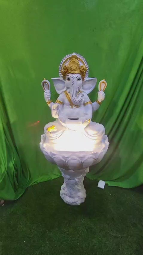 29 BIG KAMAL(LOTUS) GANESH FOUNTAIN (4.5 FT)
