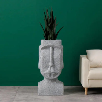 46. square face planter